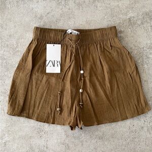 Zara Beaded Drawstring Shorts